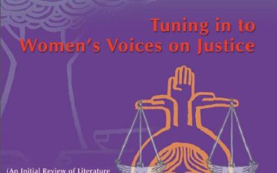 Tuning in to Women’s Voices on Justice (An Initial Review of Literature on Philippine Publications on Women and Justice)