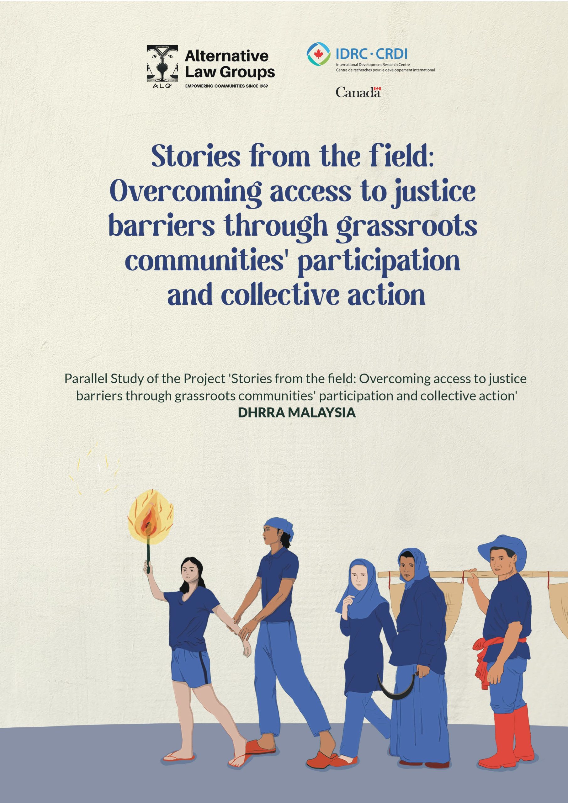 Cover page of the Stories from the field: Overcoming access to justice barriers through grassroots communities’ participation and collective action